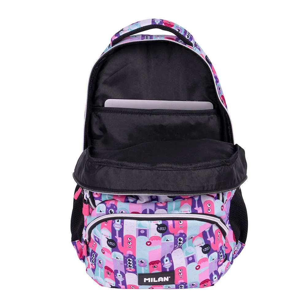 Milan 4 Ryggsäckar Med Dragkedja Aliens 2 Specialutgåva 25l, Multicolor
