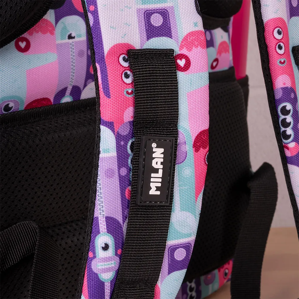 Milan 4 Ryggsäckar Med Dragkedja Aliens 2 Specialutgåva 25l, Multicolor