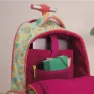 Milan 6 Zip Wheeled Frutikis Special Series 25l Ryggsäck Med Hjul, Green / orange
