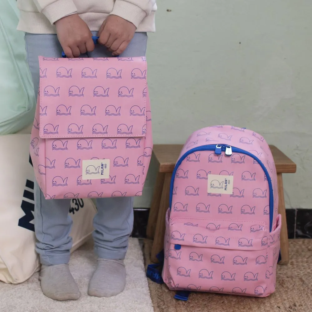Milan Casual School 460-kollektionen Sedan 1918 Ryggsäck 9.5l, Pink