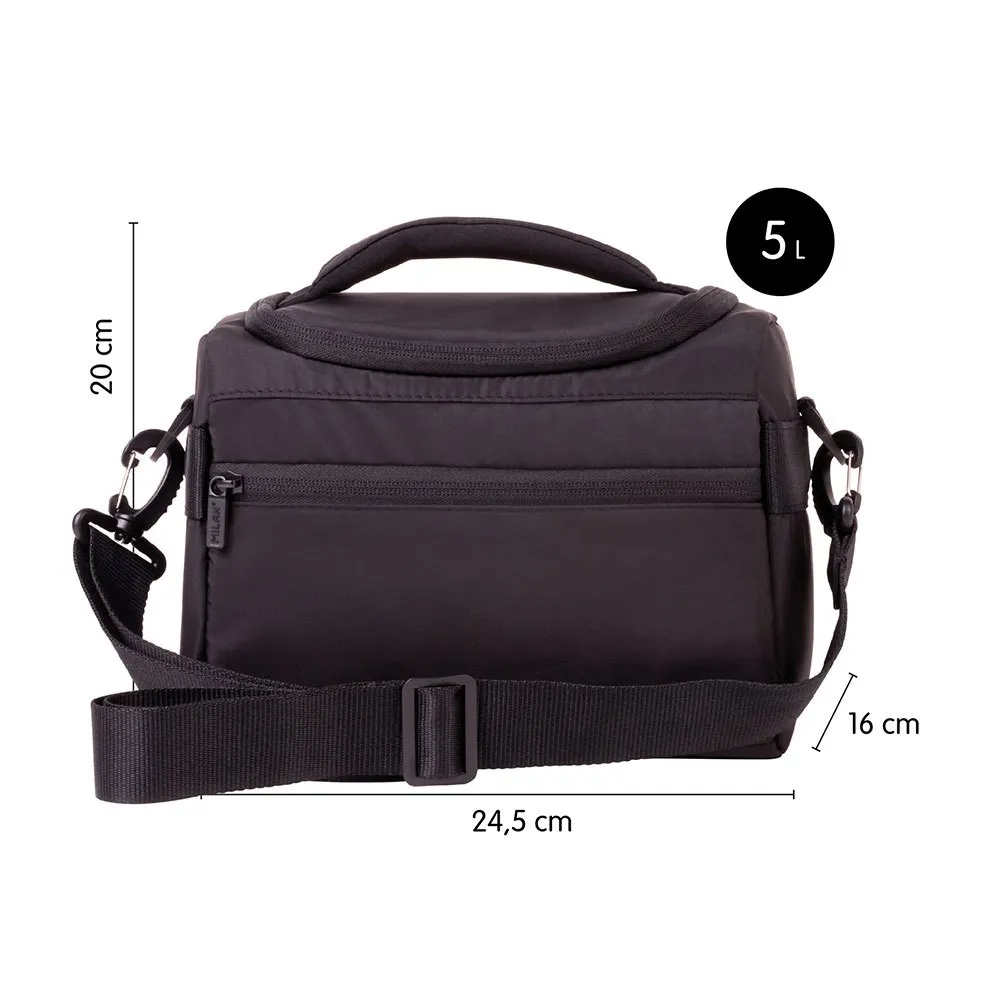 Milan Isotermisk Matväska Stor Kapacitet Shadow-serien 5l, Black Milan Isotermisk Matväska Stor Kapacitet Shadow-serien 5l, Black