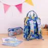 Milan Skolmatlåda Med Fack Odyssey Specialserie 9.5l 2l, Blue