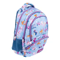 Milan Skolväska Med Hjul 4 Dragkedjor 2 Special Series 25l