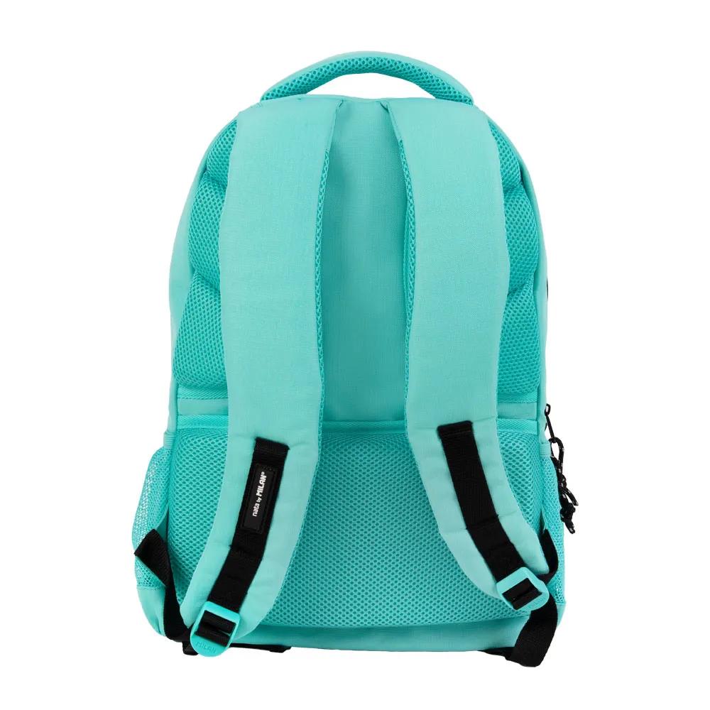 Milan Sunset 4 Zip School 25l Ryggsäck, Green Milan Sunset 4 Zip School 25l Ryggsäck, Green