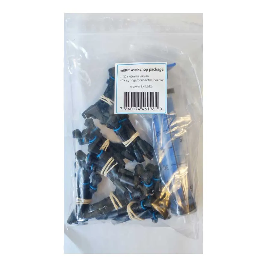 milKit 45 Mm Tubeless Oem Ventiler 40 Enheter, Black, One Size