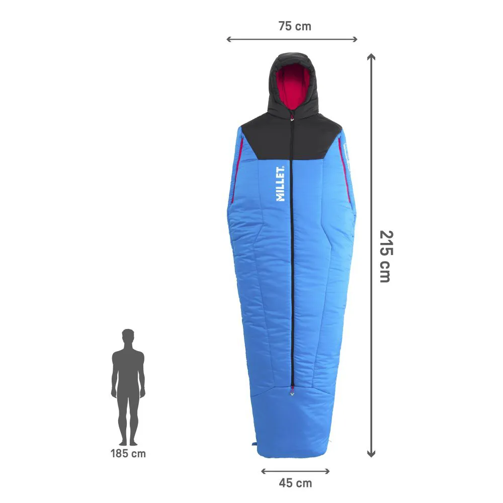 Millet Bossons-10°c Sovsäck, Icon blue / black