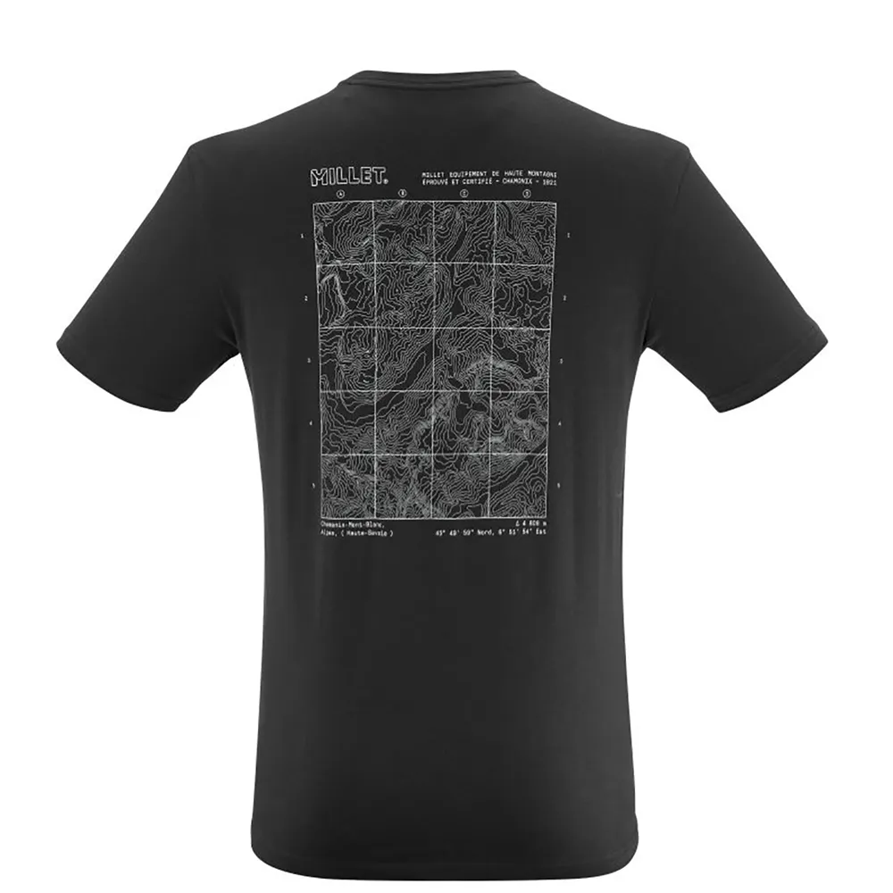 Millet Cdg Chamonix Map T-shirt Med Korta ärmar