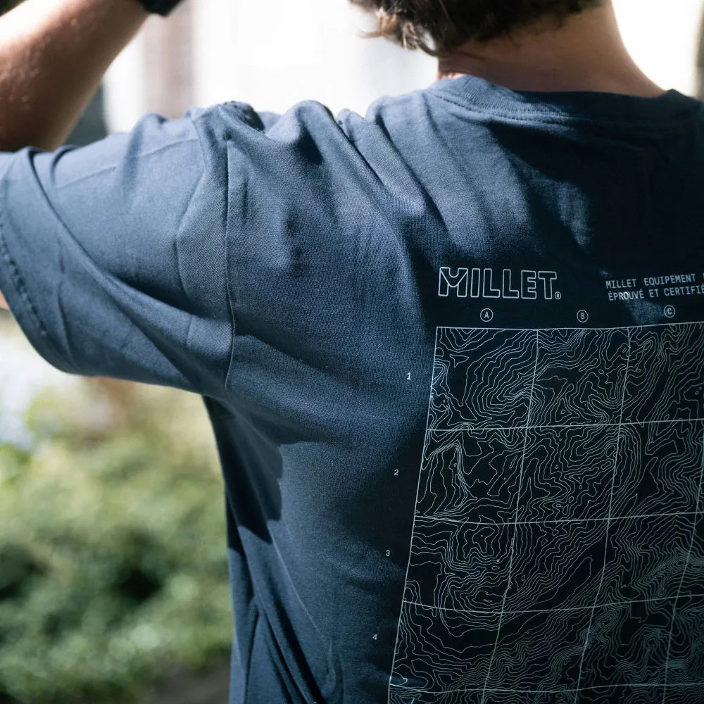 Millet Cdg Chamonix Map T-shirt Med Korta ärmar