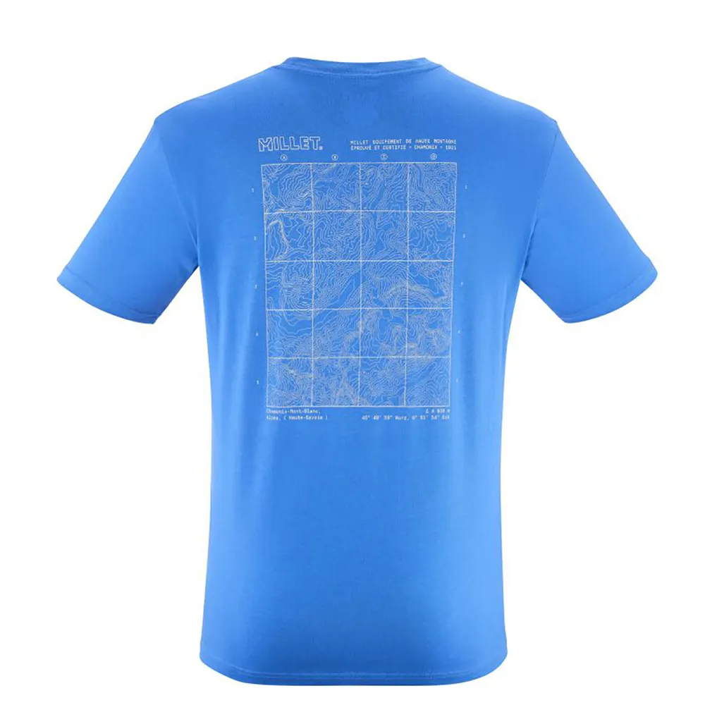 Millet Cdg Chamonix Map T-shirt Med Korta ärmar Millet Cdg Chamonix Map T-shirt Med Korta ärmar
