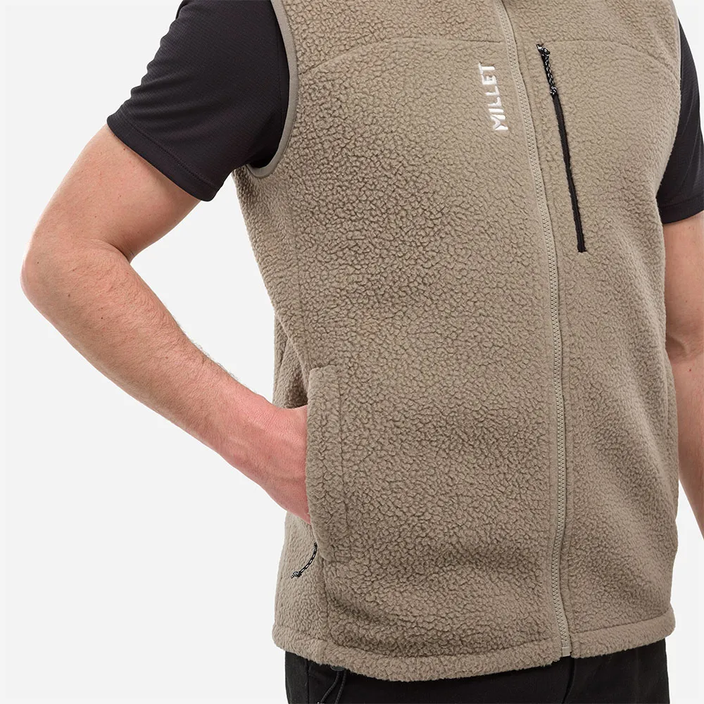 Millet Cimaï Sherpa Vest Fleecejacka Med Dragkedja