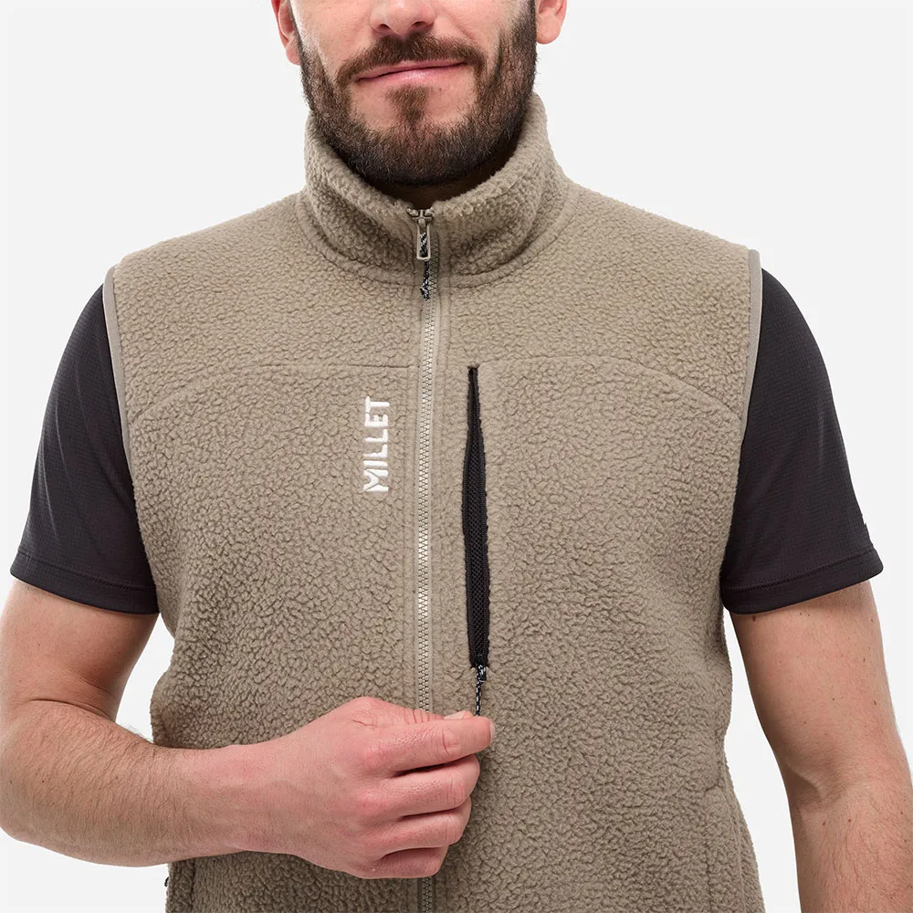 Millet Cimaï Sherpa Vest Fleecejacka Med Dragkedja