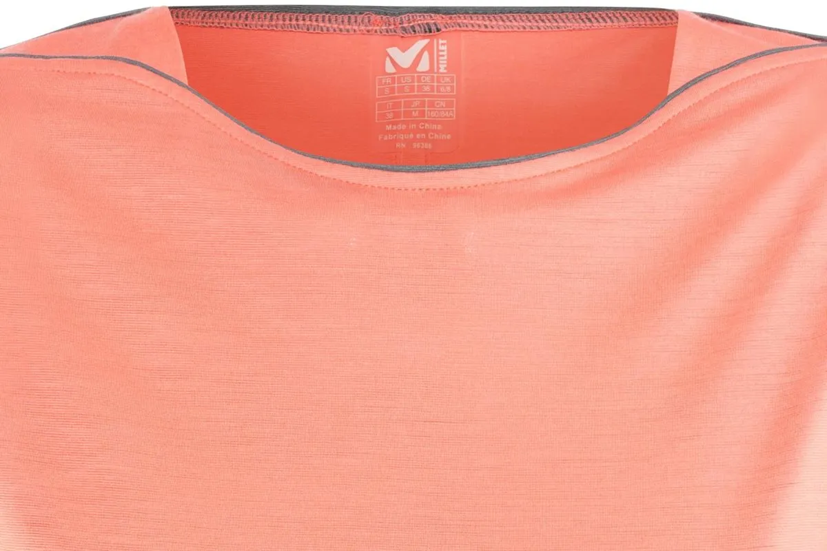 Millet Cloud Peak Shortsleeve Shirt Women, Peach Millet Cloud Peak Shortsleeve Shirt Women, Peach