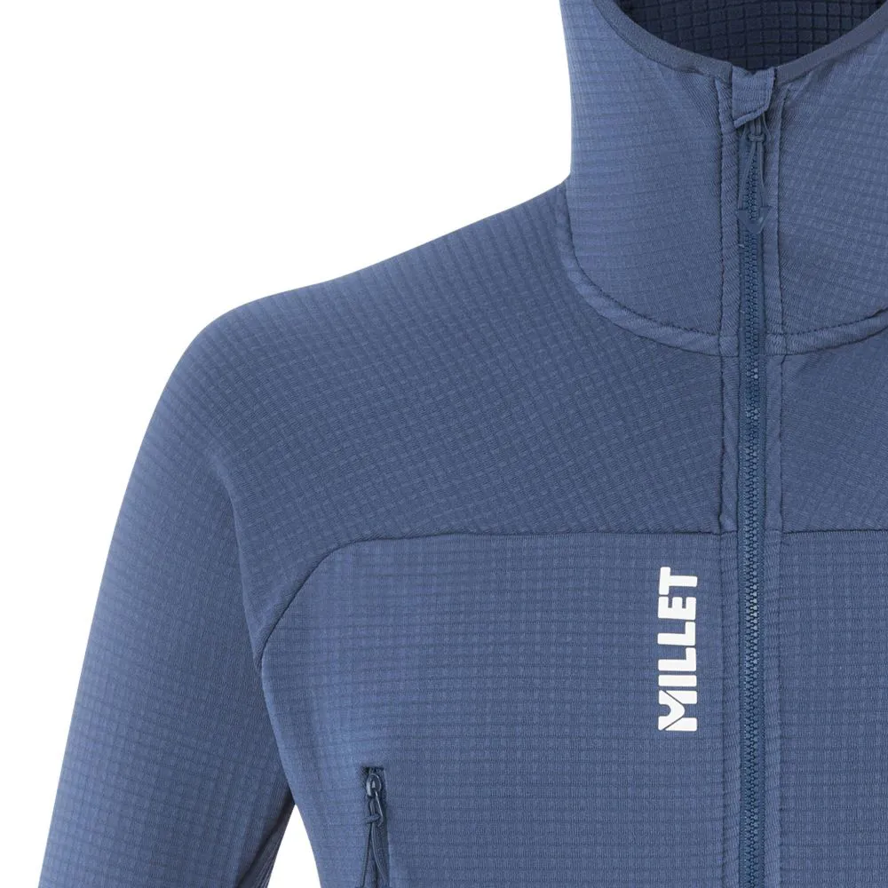 Millet Fusion Grid Fleecejacka Med Dragkedja