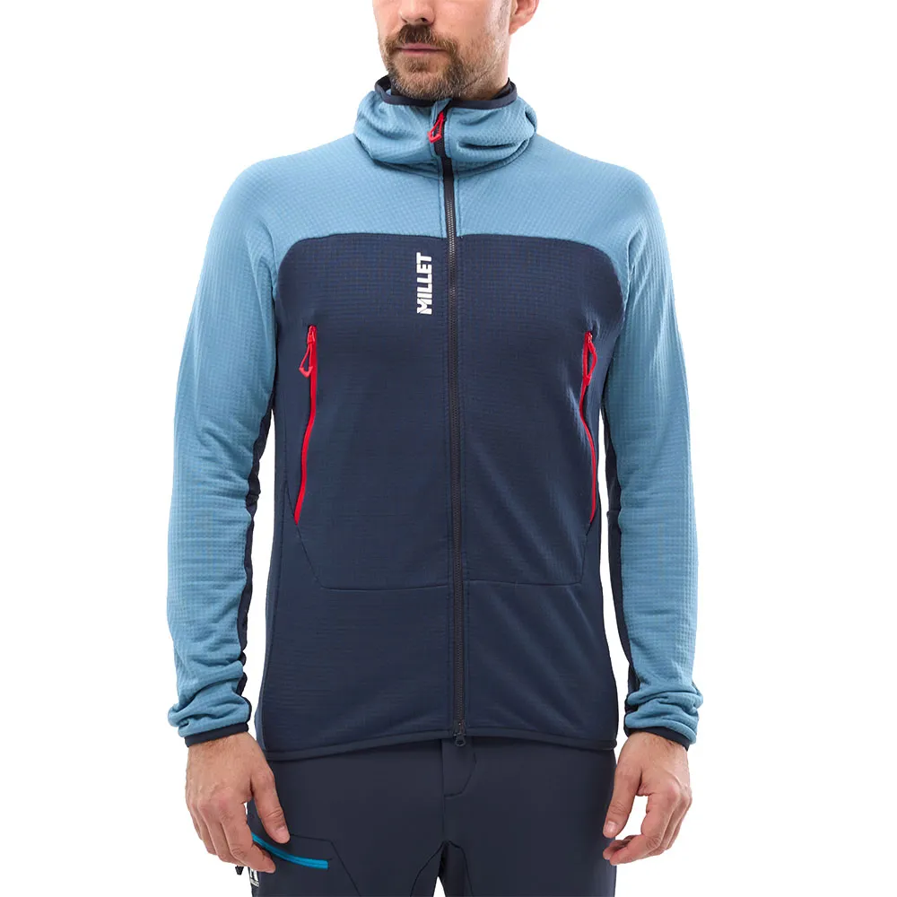 Millet Fusion Grid Sweatshirt Med Dragkedja