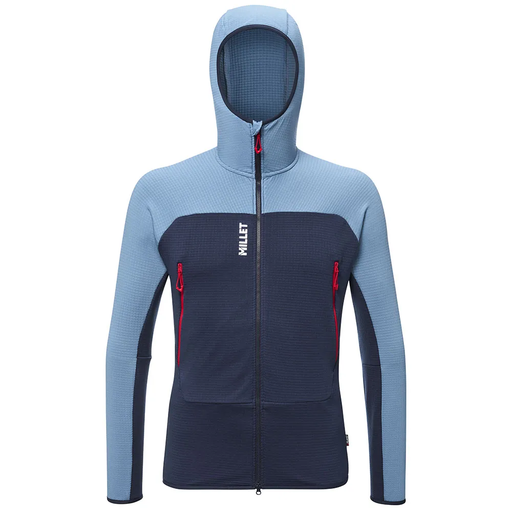 Millet Fusion Grid Sweatshirt Med Dragkedja