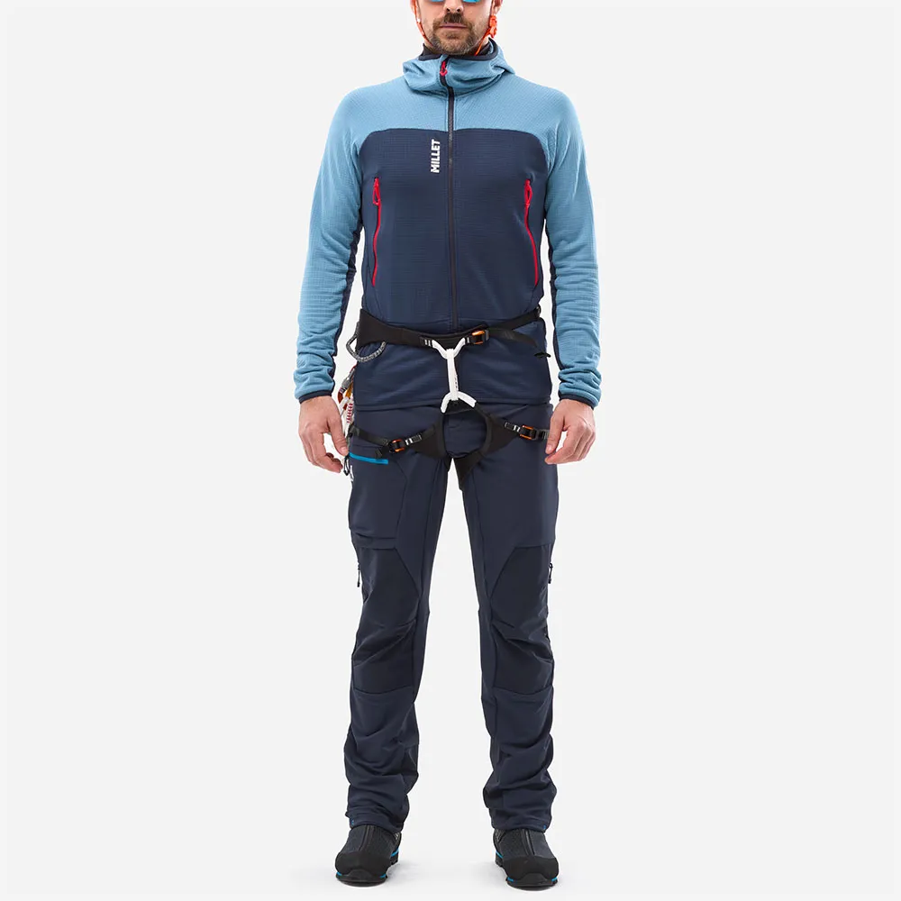 Millet Fusion Grid Sweatshirt Med Dragkedja