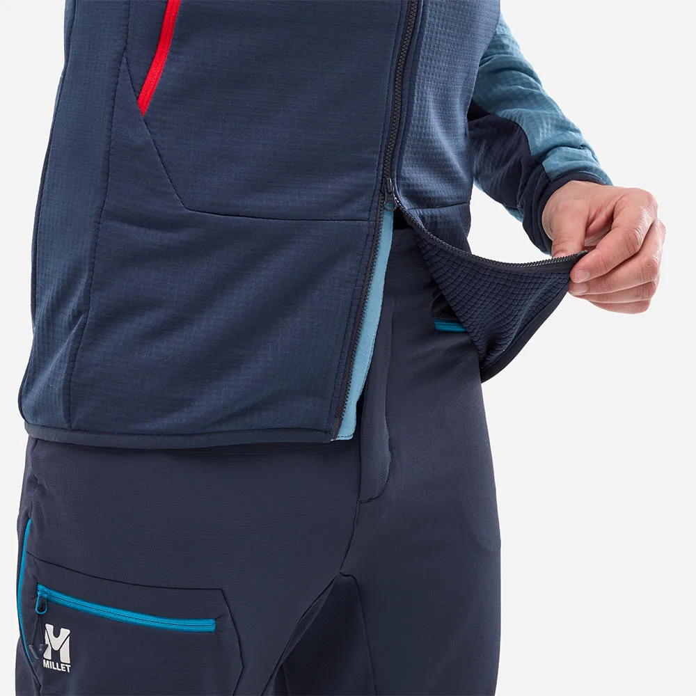 Millet Fusion Grid Sweatshirt Med Dragkedja