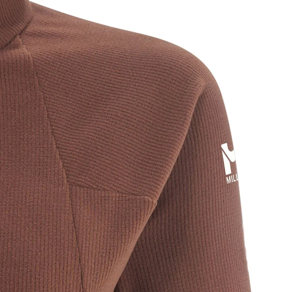 Millet K Lightgrid Fleecejacka Med Dragkedja, Cinnamon
