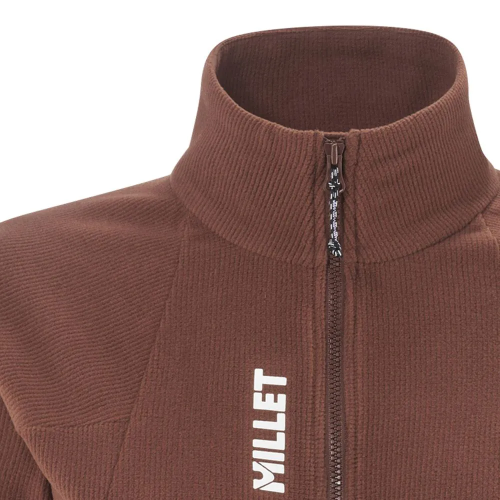 Millet K Lightgrid Fleecejacka Med Dragkedja, Cinnamon