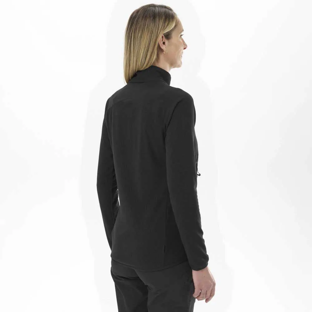 Millet Lightgrid Fleecejacka Med Dragkedja, Black / noir Millet Lightgrid Fleecejacka Med Dragkedja, Black / noir