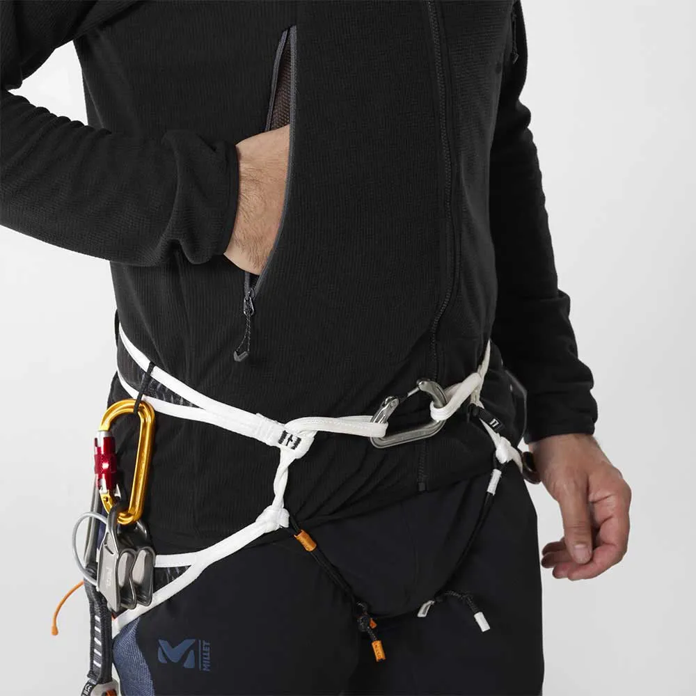Millet Lightgrid Fleecejacka Med Huva Millet Lightgrid Fleecejacka Med Huva