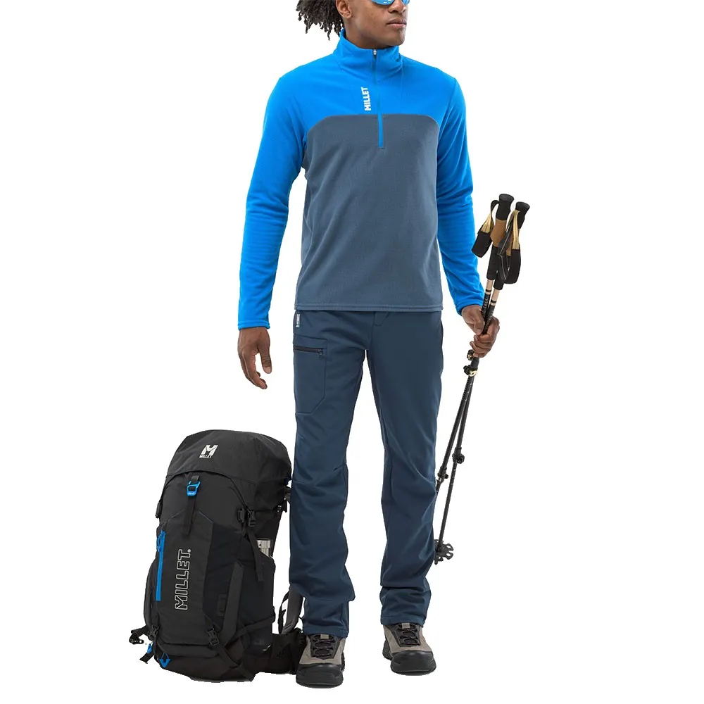 Millet Ubic Lightgrid Fleece Med Halv Dragkedja