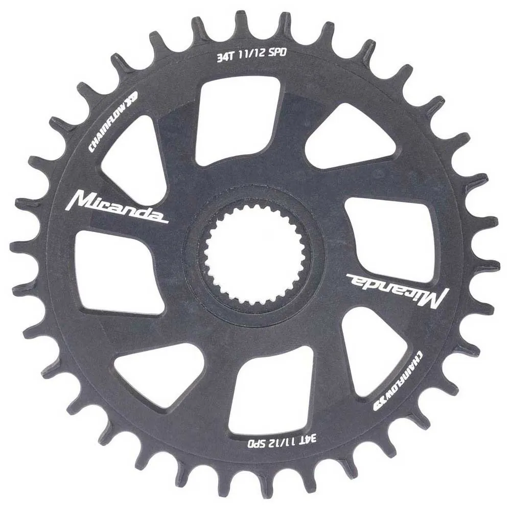 Miranda Gen4/bes 3 Chainflow 3d Kedjehjul, Black, 34t