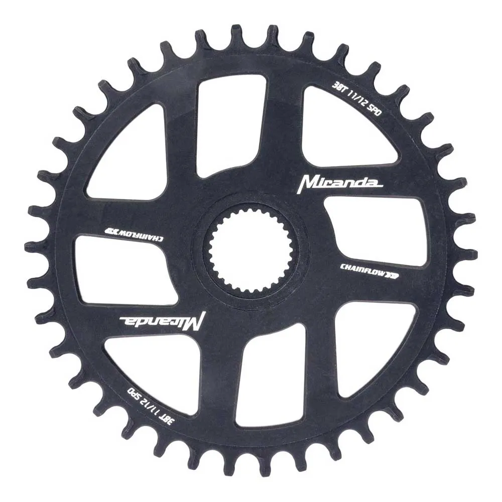 Miranda Gen4 / Bes 3 Chainflow 3d Kedjehjul, Black, 38t