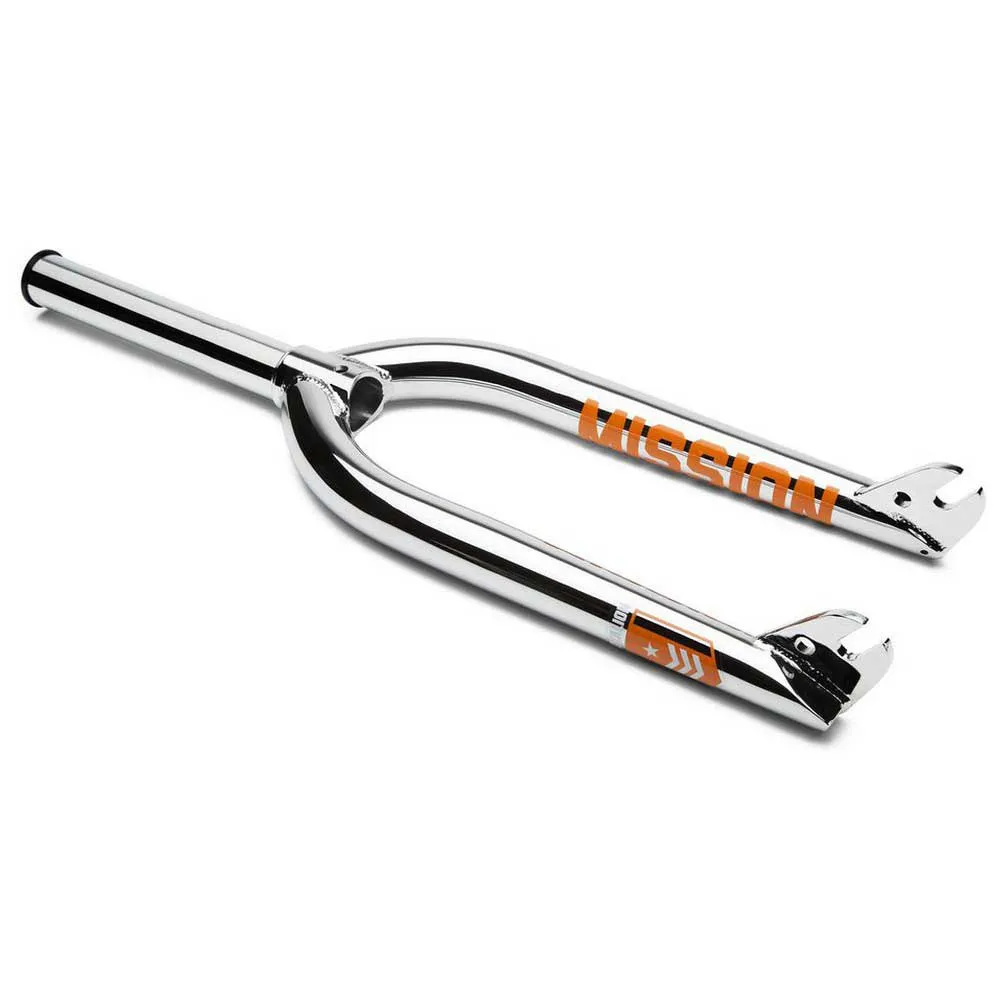 Mission Battalion V2 Bmx-gaffel, Chrome, 20", Rigid Mission Battalion V2 Bmx-gaffel, Chrome, 20", Rigid