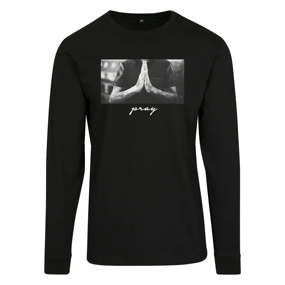 Mister Tee Urban Classics Pray T-shirt Med Lång ärm male