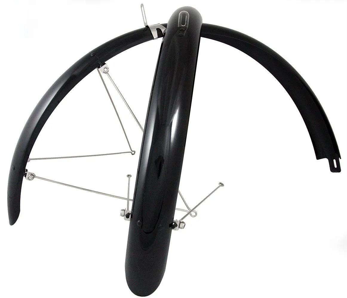 Mixbike Skärmset 28"700C 55, Svart