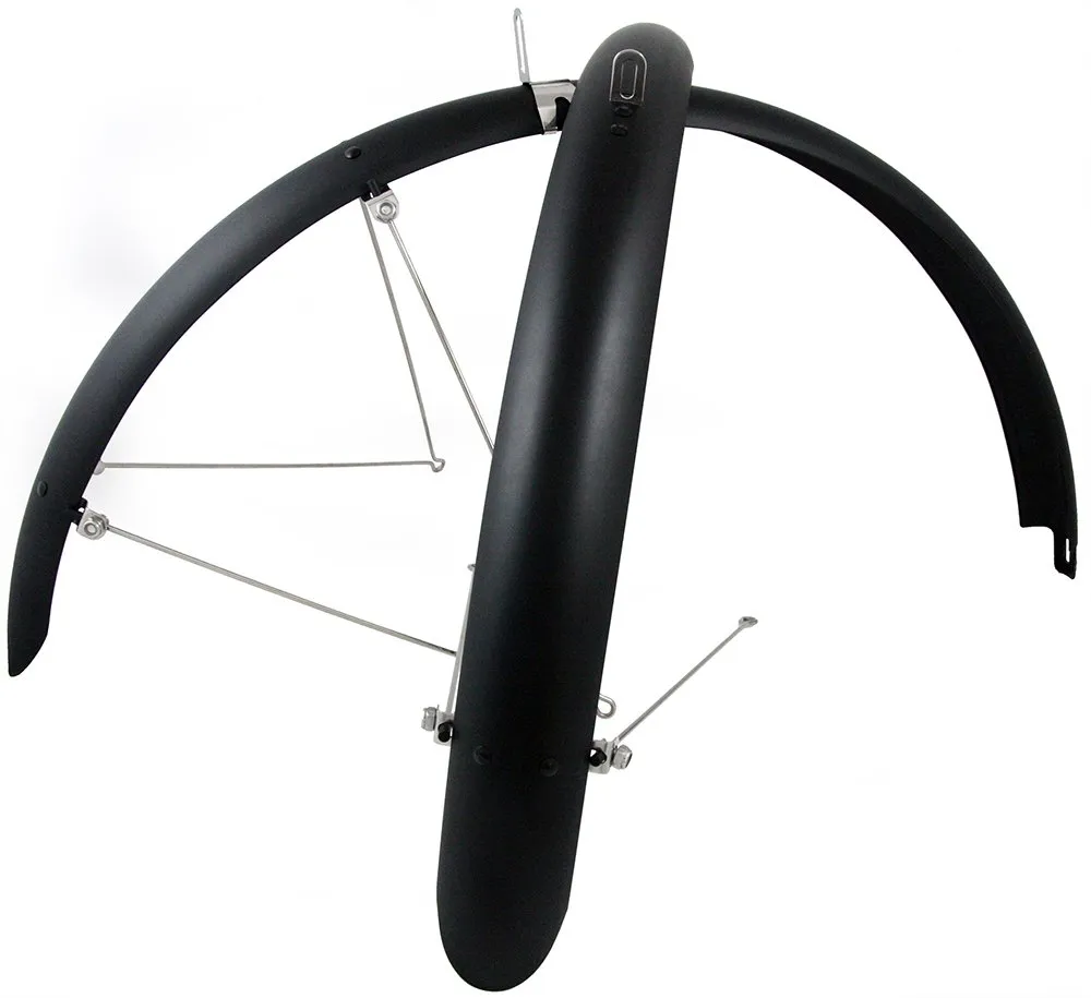 Mixbike Skärmset till 26"60 mm bred med tillbehör, Svart Mixbike Skärmset till 26"60 mm bred med tillbehör, Svart