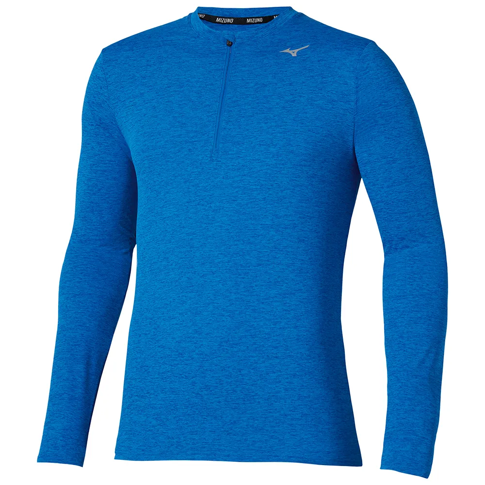Mizuno Core Impulse Halv Dragkedja Långärmad T-shirt male