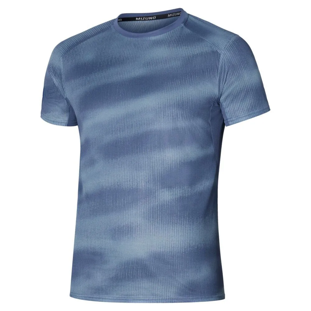 Mizuno Dryaeroflow Graphic T-shirt Med Korta ärmar male
