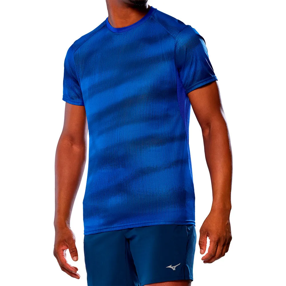 Mizuno Dryaeroflow Graphic T-shirt Med Korta ärmar male