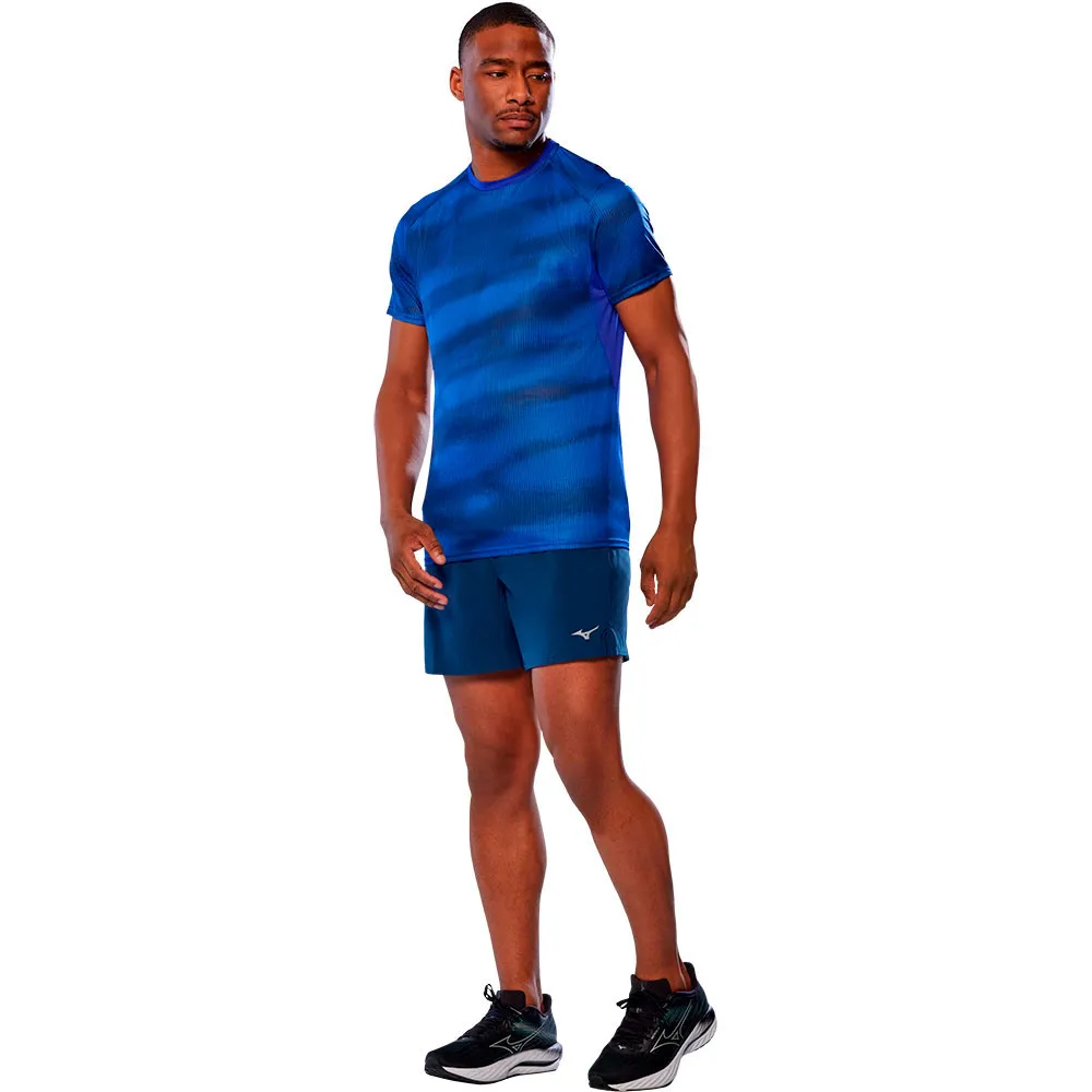 Mizuno Dryaeroflow Graphic T-shirt Med Korta ärmar male