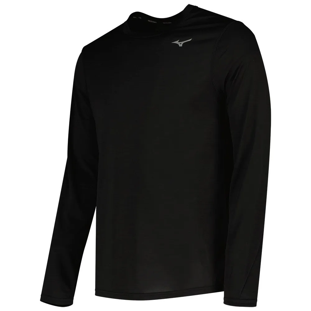 Mizuno Impulse Core T-shirt Med Lång ärm male, Black Mizuno Impulse Core T-shirt Med Lång ärm male, Black