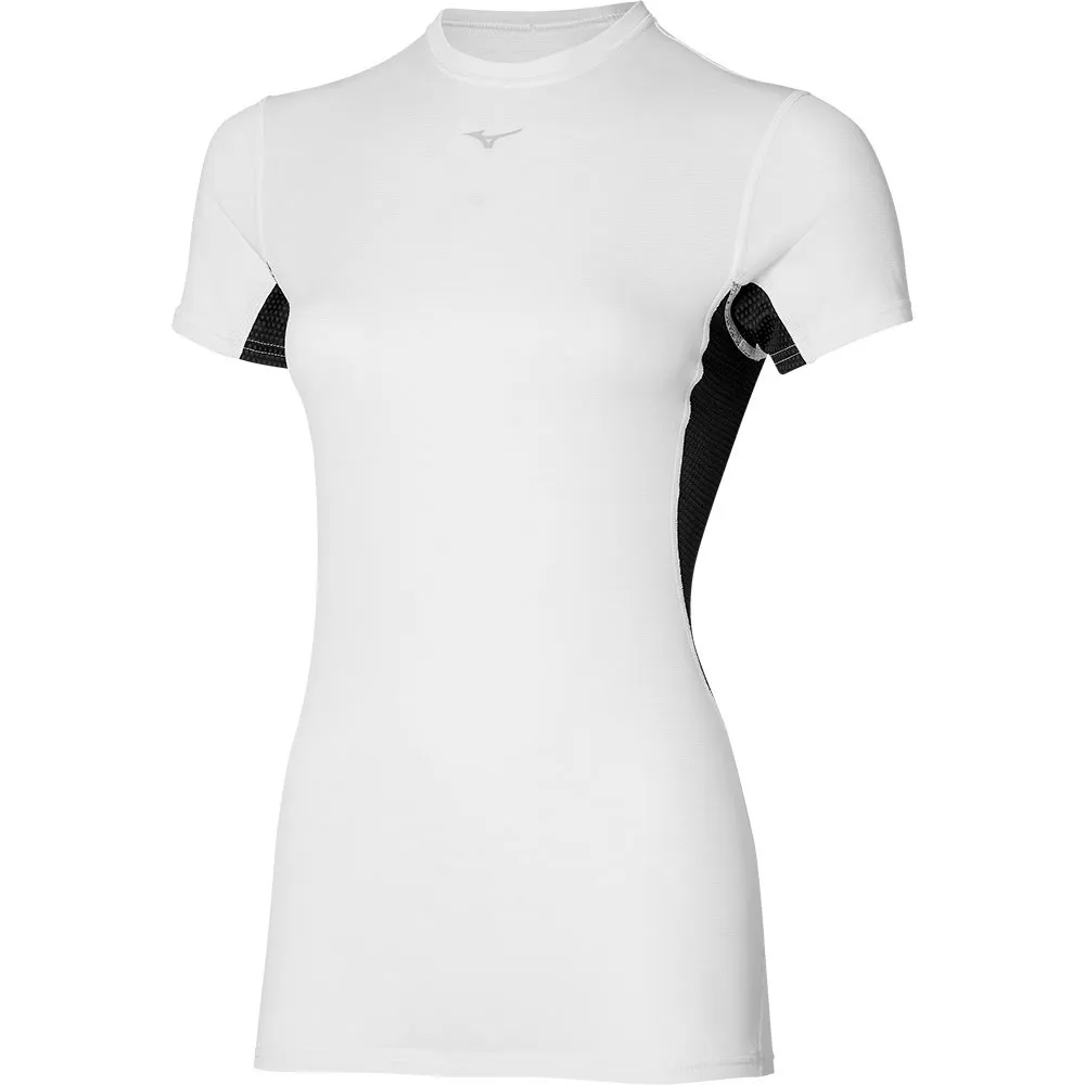 Mizuno Mid Weight-light Kortärmad Baslager, White