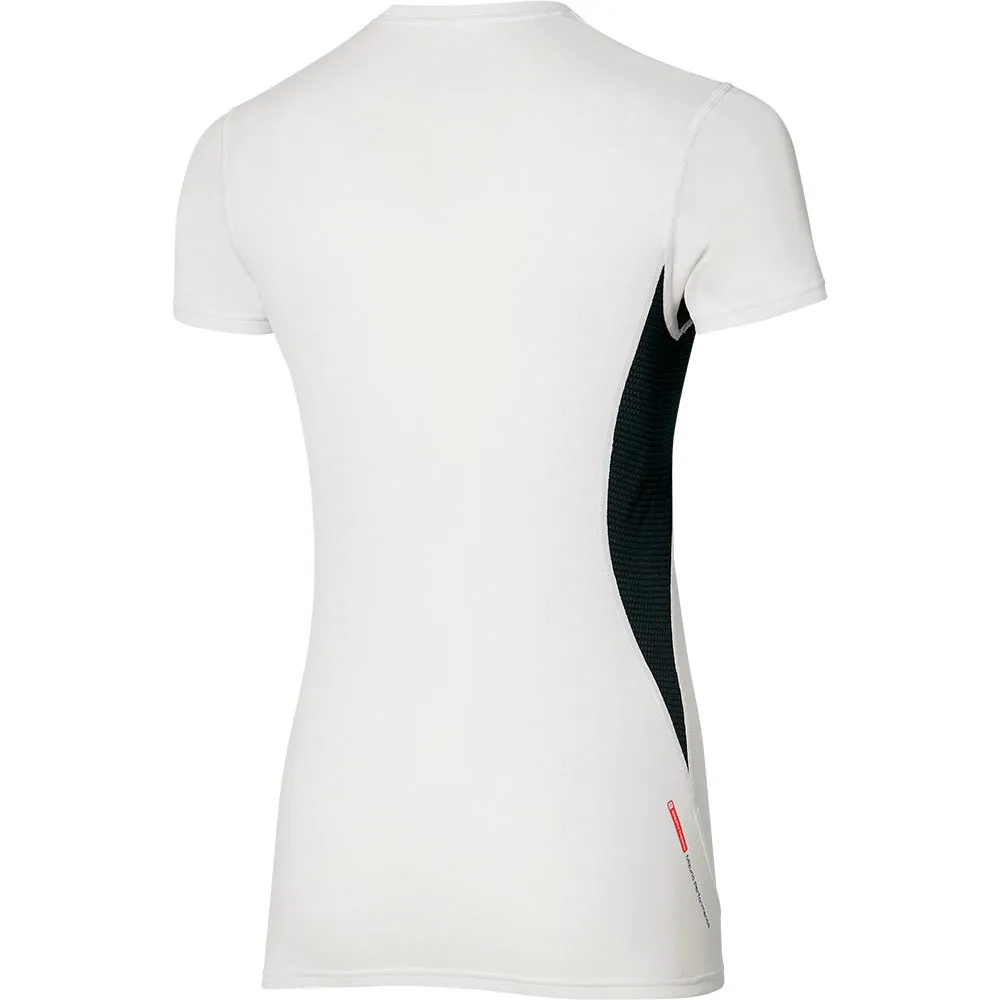 Mizuno Mid Weight-light Kortärmad Baslager, White
