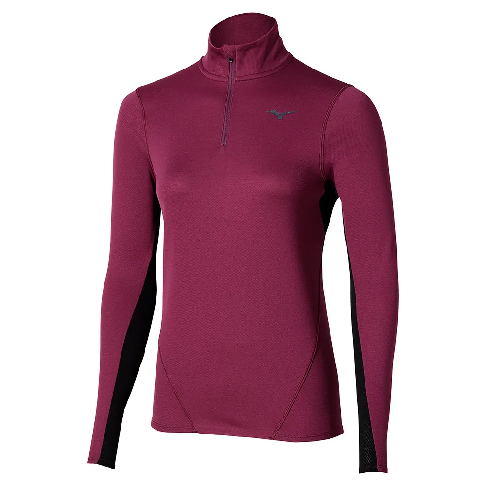 Mizuno Tech Thermal Charge Halv Dragkedja Långärmad T-shirt female Mizuno Tech Thermal Charge Halv Dragkedja Långärmad T-shirt female
