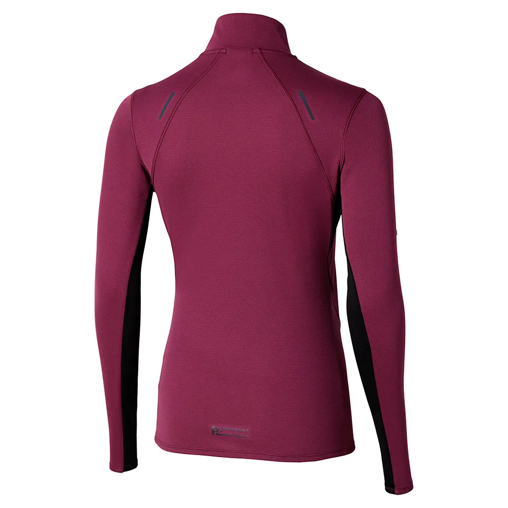 Mizuno Tech Thermal Charge Halv Dragkedja Långärmad T-shirt female Mizuno Tech Thermal Charge Halv Dragkedja Långärmad T-shirt female