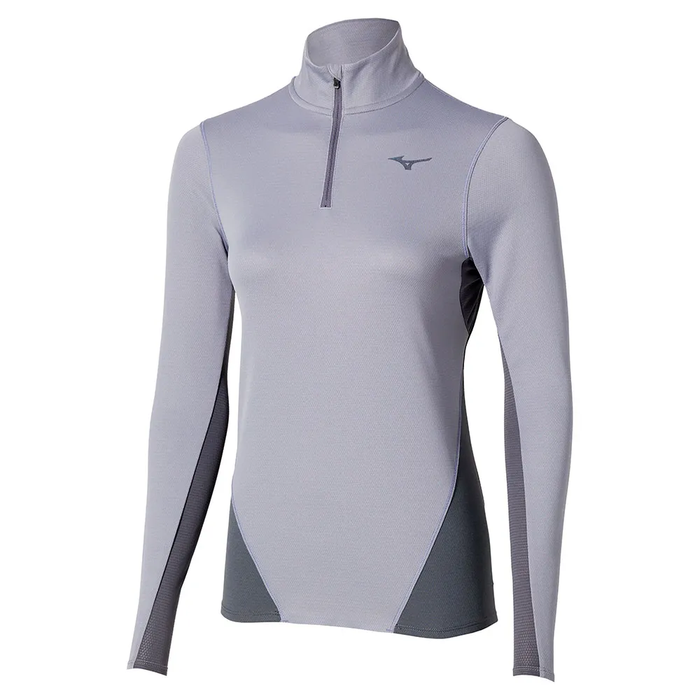 Mizuno Tech Thermal Charge Halv Dragkedja Långärmad T-shirt female Mizuno Tech Thermal Charge Halv Dragkedja Långärmad T-shirt female