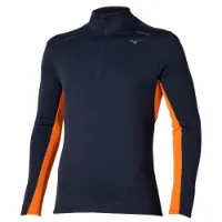 Mizuno Tech Thermal Charge Halv Dragkedja Långärmad T-shirt male Mizuno Tech Thermal Charge Halv Dragkedja Långärmad T-shirt male