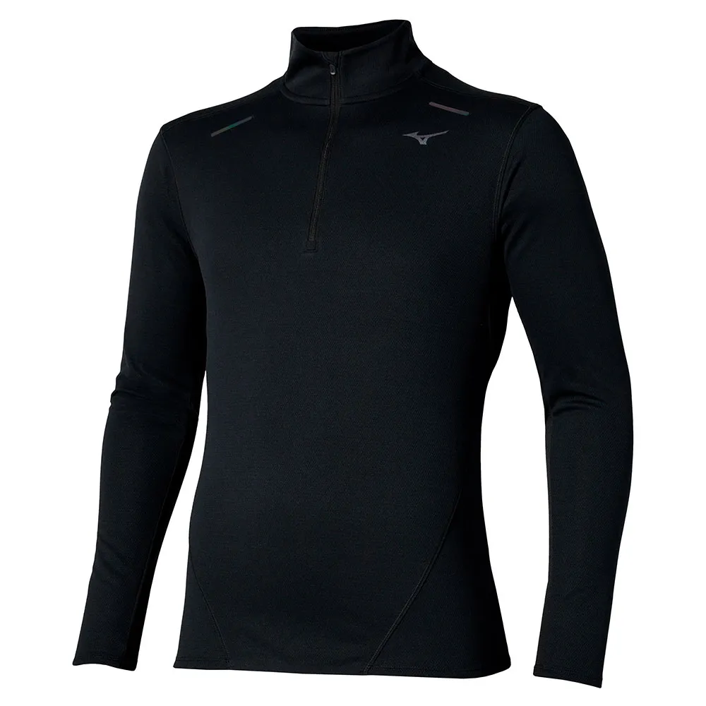 Mizuno Tech Thermal Charge Halv Dragkedja Långärmad T-shirt male Mizuno Tech Thermal Charge Halv Dragkedja Långärmad T-shirt male