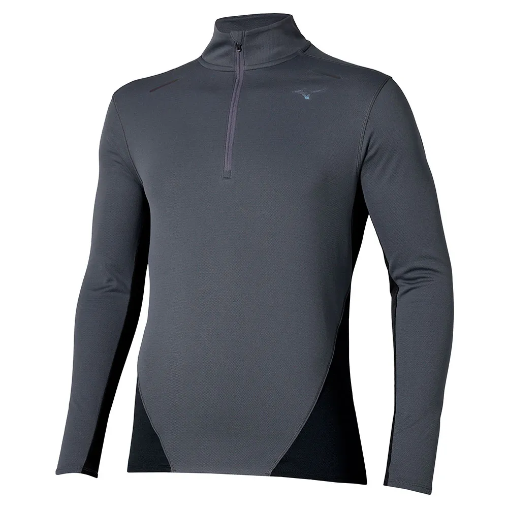 Mizuno Tech Thermal Charge Halv Dragkedja Långärmad T-shirt male Mizuno Tech Thermal Charge Halv Dragkedja Långärmad T-shirt male