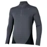 Mizuno Tech Thermal Charge Halv Dragkedja Långärmad T-shirt male