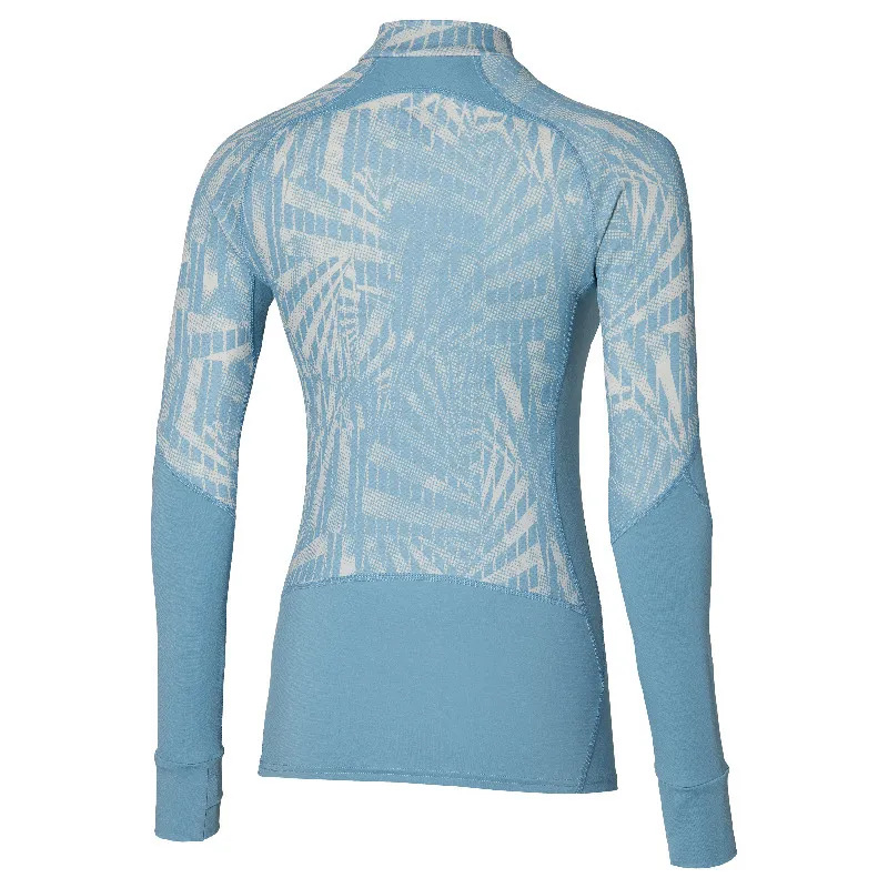 Mizuno Virtual G4 Halv Dragkedja Långärmad T-shirt female, Glacier lake Mizuno Virtual G4 Halv Dragkedja Långärmad T-shirt female, Glacier lake