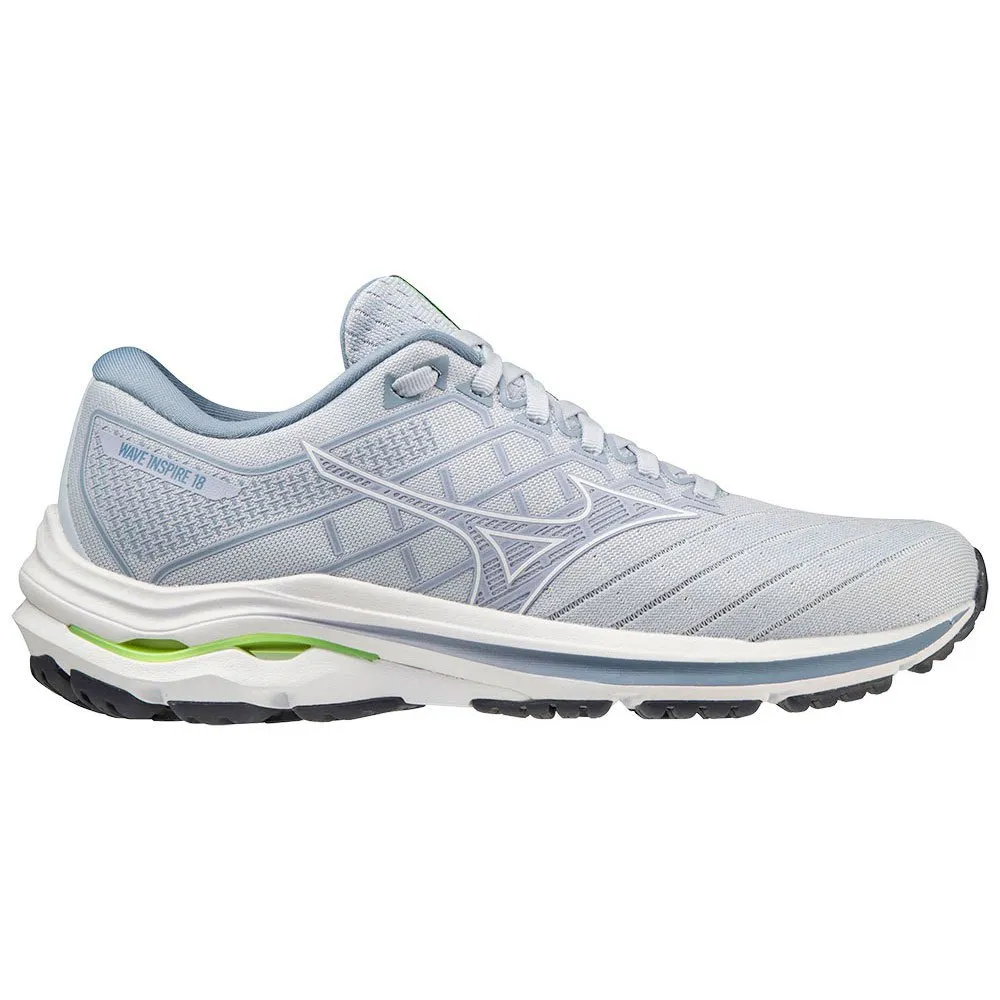 Mizuno Wave Inspire 18 Löparskor female, Heather / white / tropospheree