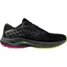 Mizuno Wave Inspire 20 Unisex Löparskor male, Black / silver / sunny lime