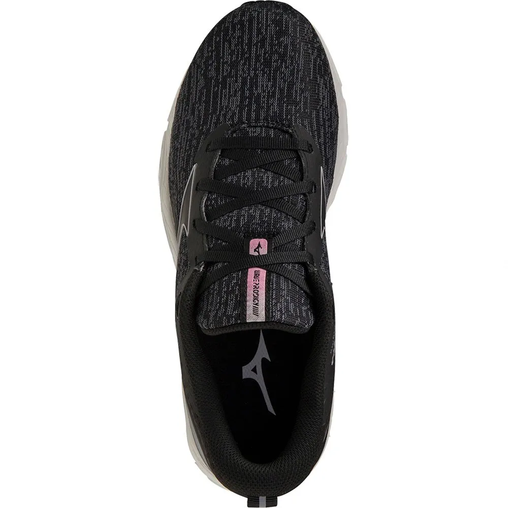 Mizuno Wave Prodigy 5 Löparskor female, Black / pearl blue / alpen glow